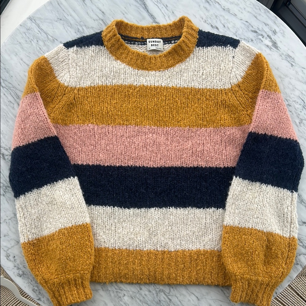 Sunday Best Striped Sweater
